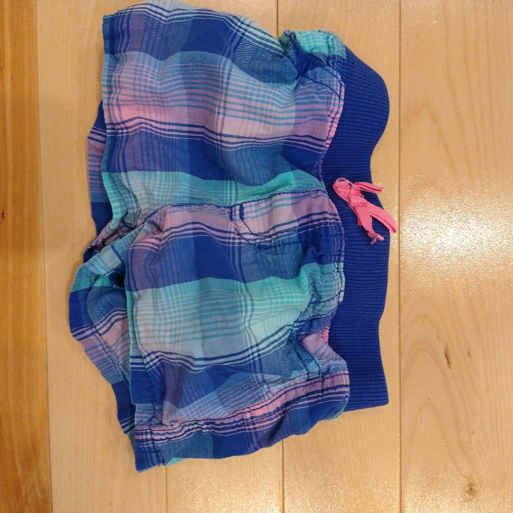 4/20$ 24m jumping beans plaid shorts